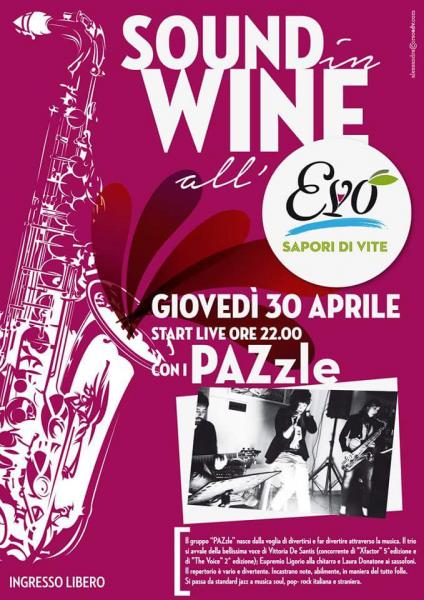 Sound in Wine con i Pazzle Trio