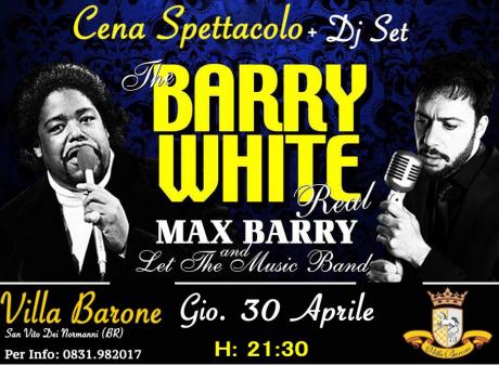 Prima cena-spettacolo a Villa Barone