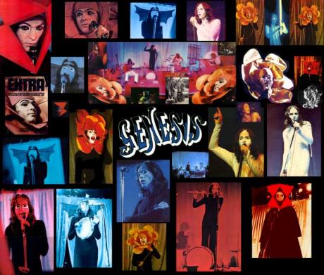 The  Genesis  cover band Live  " A trick  ...of the Gabriel  "