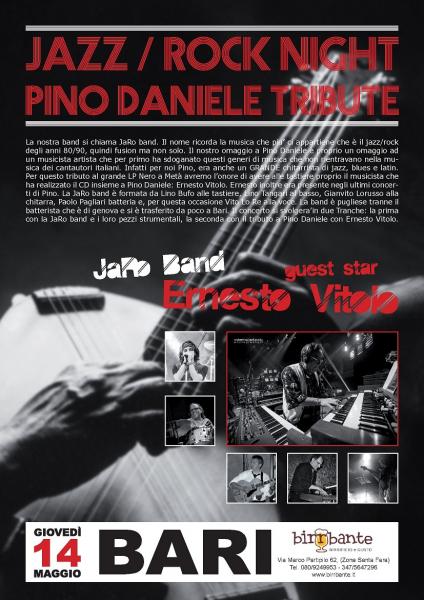 ERNESTO VITOLO & JaRoBand JAZZ/ROCK NIGHT - PINO DANIELE TRIBUTE