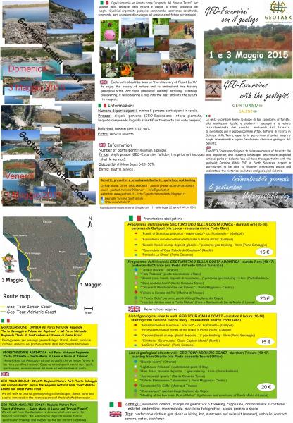 Ponte del Primo Maggio di Geoturismo nel Salento