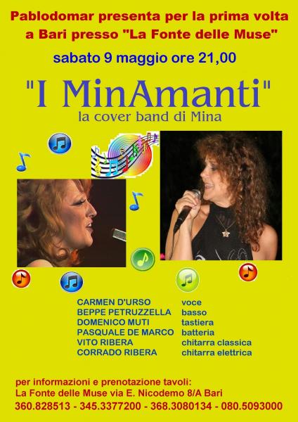 ESCLUSIVA - "I MinAmanti" a Bari cover band di Mina