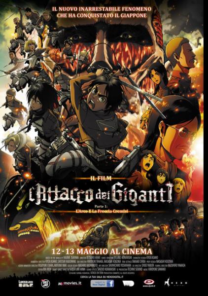 ANIME - L'attacco dei giganti: Il film Parte I