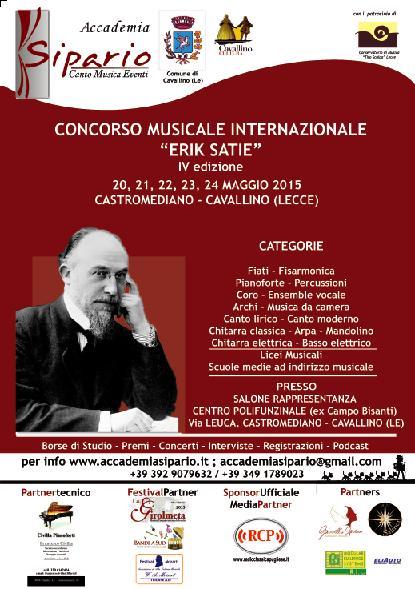 4° Concorso Musicale Internazionale "Erik Satie"