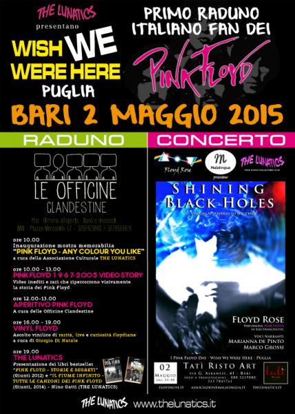 WISH WE WERE HERE PUGLIA - Primo Raduno Italiano Fan dei Pink Floyd