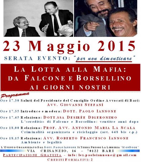 La lotta alla mafia: da Falcone e Borsellino ai giorni nostri