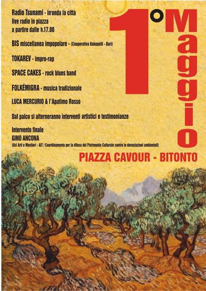 PRIMO MAGGIO in Piazza a Bitonto