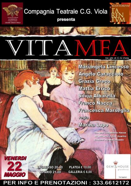 Spettacolo Teatrale: "Vita Mea"