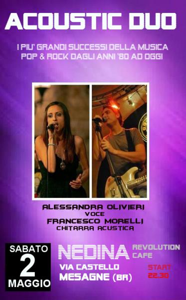 Francesco Morelli ACOUSTIC DUO live