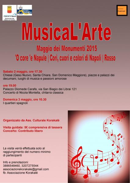 MusicaL'Arte: Visita Guidata a tema musicale e Concerto del Chitarrista Nicola Montella