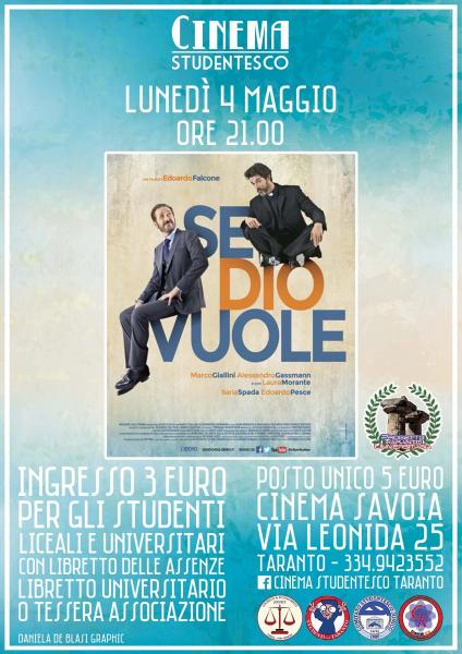 "Se Dio Vuole" in rassegna al Cinema Savoia