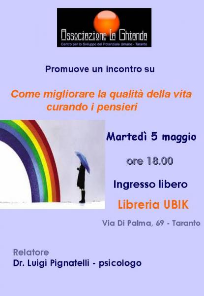 Come migliorare la qualità della vita curando i pensieri