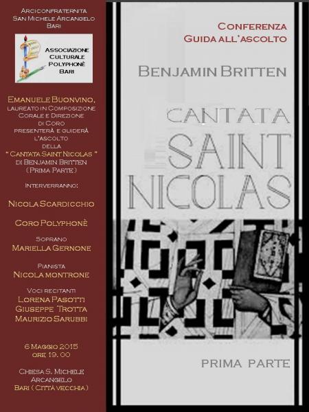 “Cantata San Nicola” di Benjamin Britten... Associazione Culturale Polyphonè