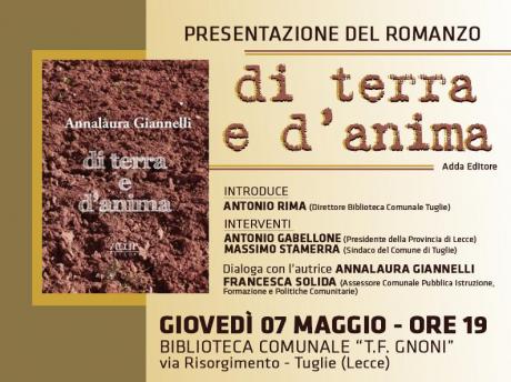 Annalaura Giannelli e il suo "Di terra e d'anima"