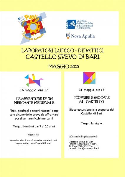 Puglia, i castelli animati a Maggio