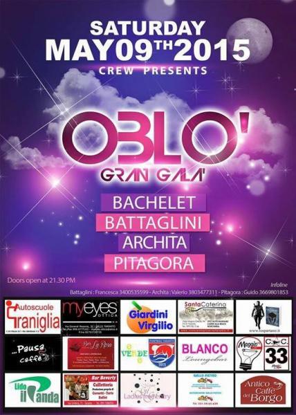 Gran Gala' Battaglini/bachelet/archita/pitagora  C/o Oblo'