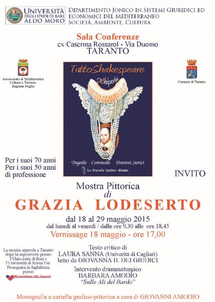TUTTO SHAKESPEARE - Grazia Lodeserto