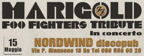 Marigold FOO FIGHTERS tribute in concerto al Nordwind discopub