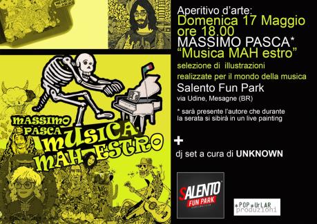 DOM 17 MAGGIO | Aperitivo d'arte con mostra di Massimo Pasca + djset a cura di Unknown