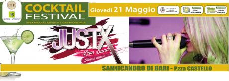 JUST X BAND in concerto "COCKTAIL FESTIVAL" 21 maggio 2015