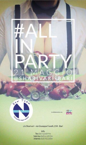#ALLINPARTY  powered by New Team