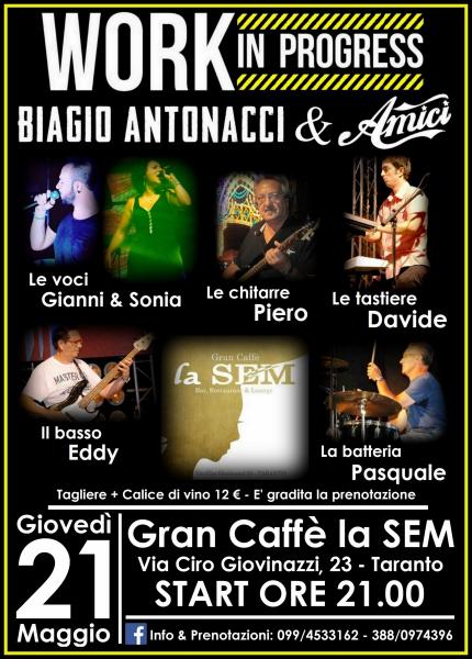 WORK in Progress al Gran Caffè La SEM