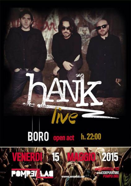Hank in concerto, open act Boro