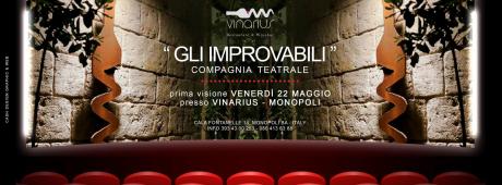 Venerdi 22 maggio al Vinarius cena spettacolo con gli IMPROVABILI