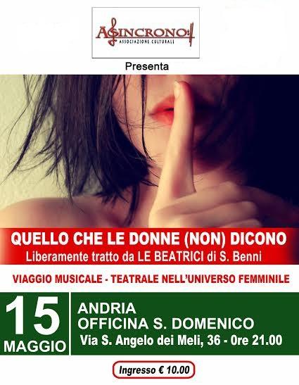 " Quello che le donne (non) dicono " - Spettacolo Teatrale-Musicale