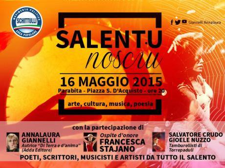 Arte, musica, poesia e cultura in piazza: a Parabita la grande festa di "Salentu Nosciu"