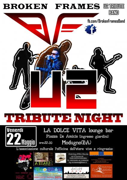 U2 TRIBUTE NIGHT - Broken Frames U2 COVER BAND