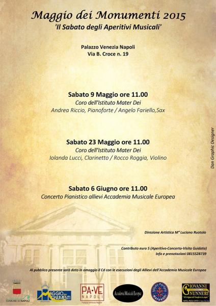 Secondo Appuntamento degli Aperititvi Musicali a Palazzo Venezia
