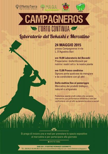 Laboratorio Bokashi con Mercatino Bio