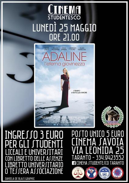 "Adaline - L'eterna giovinezza" in rassegna al Cinema Savoia