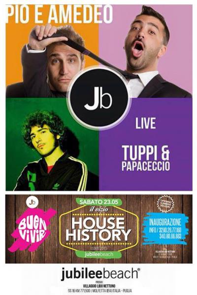 PIO & AMEDEO per l'inagurazione SUMMER SEASON