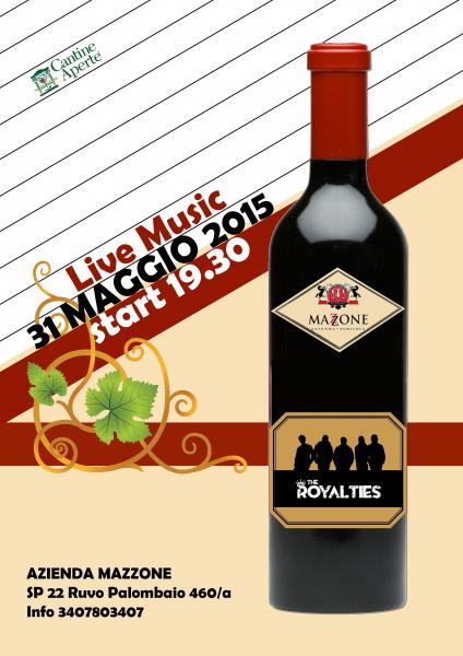 The Royalties in concerto presso  Azienda Mazzone