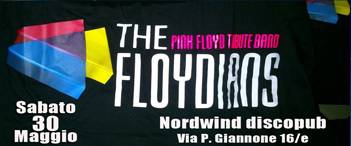 The Floydians - PINK FLOYD tribute in concerto al Nordwind discopub
