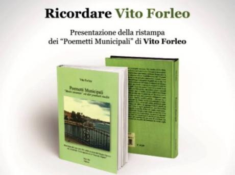 Presentazione Libro Poemetti Municipali di Vito Forleo