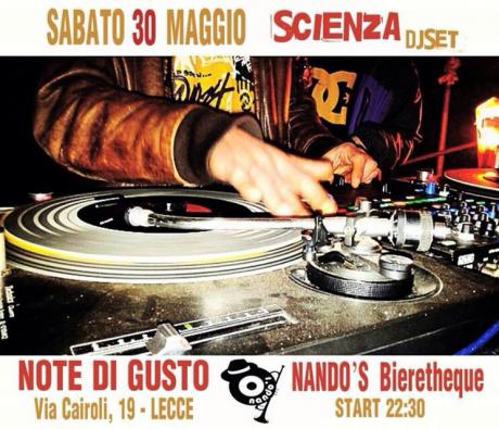 Note di Gusto presenta: Massimo Scienza djset
