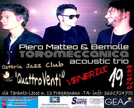 Toromeccanica Acoustic Trio in Concerto