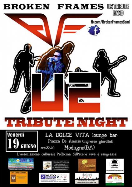 U2 TRIBUTE NIGHT - Broken Frames U2 COVER BAND