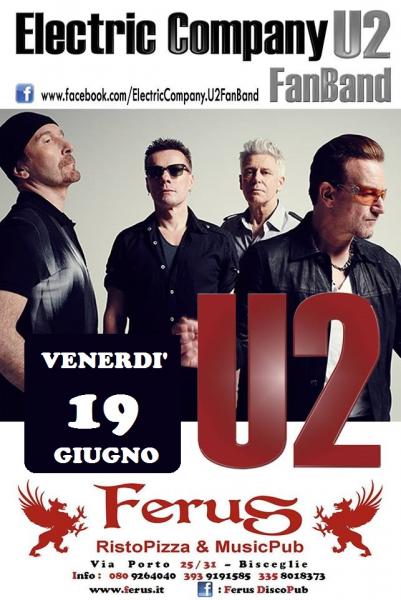 U2 Tribute Live con gli "Electric Company"
