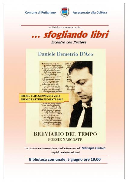 ...Sfogliando Libri: incontro con Daniele Demetrio D'Aco