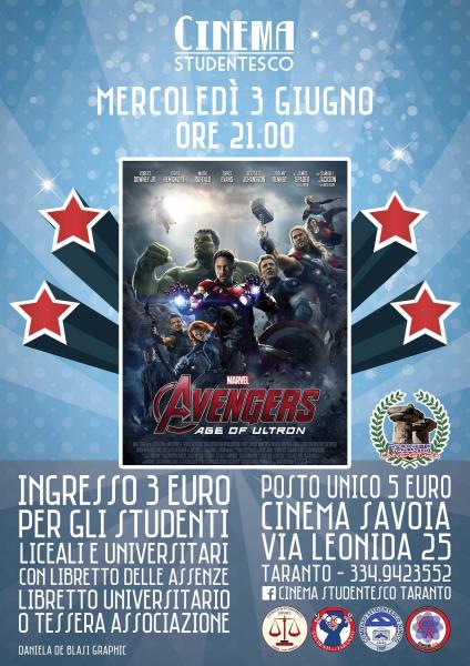 "Avengers: Age of Ultron" in rassegna al Cinema Savoia