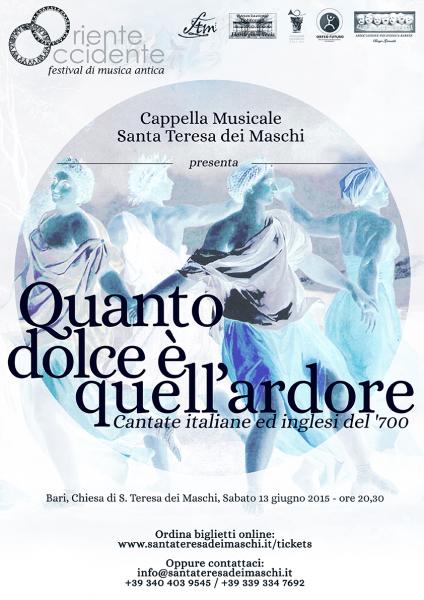 Quanto dolce è quell’ardore, cantate italiane ed inglesi del ‘700