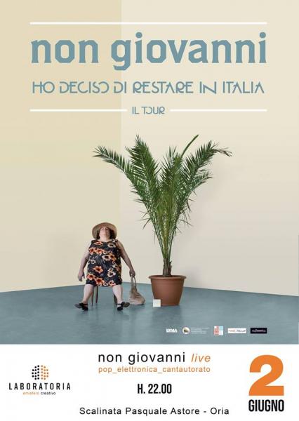 Non Giovanni - Ho deciso di restare in Italia  il Tour