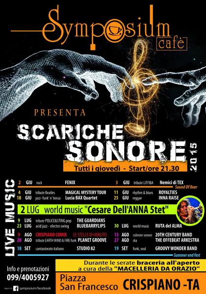 Rassegna di musica live SCARICHE SONORE 2015