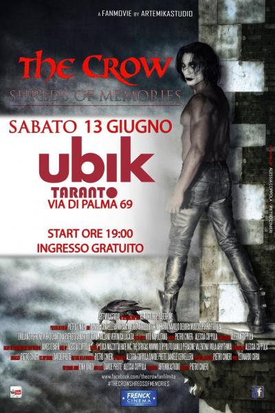 NOTTE DELLA CULTURA 2015: Presentazione film "THE CROW - SHREDS OF MEMORIES" di Pietro Cinieri