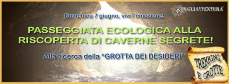 TREKKING CON VISITA IN GROTTA – Avventurosa Attività sulle dolci colline del Canale di Pirro