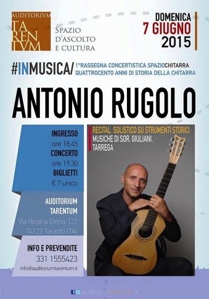 Antonio Rugolo in concerto